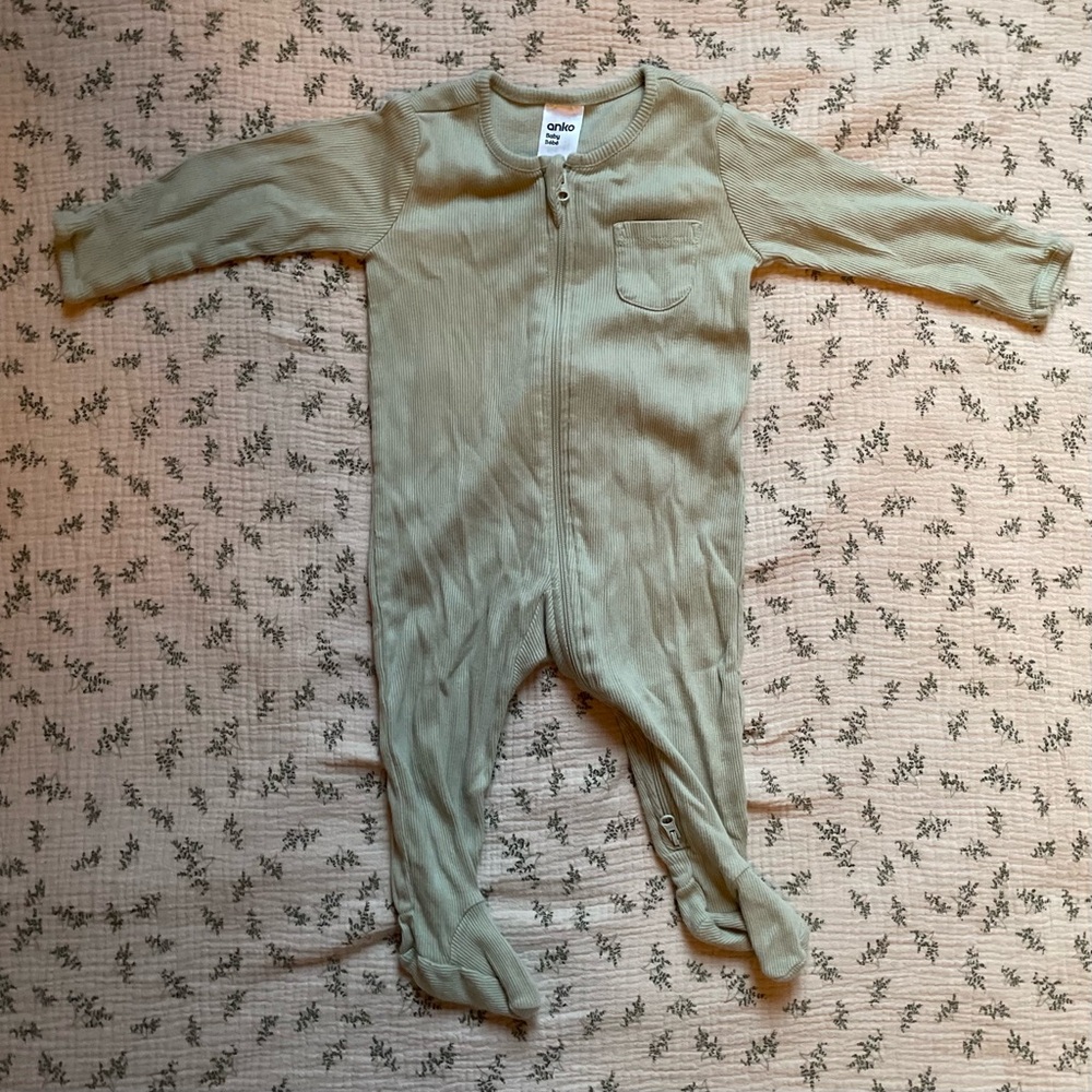 100% Cotton Sage Green Sleeper